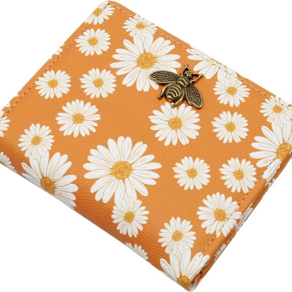 Small Women Wallet RFID Blocking Bifold Pocket Wallet Slim Compact Ladies Purse - Picture 1 of 5